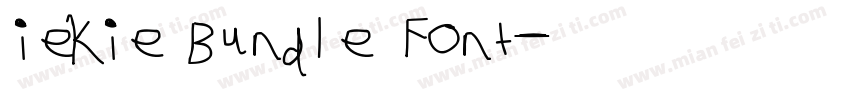iekie Bundle Font字体转换